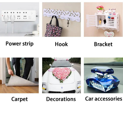 Double-Sided Waterproof Tape, 1 Roll Durable Double Sided Reusable Waterproof Double-Sided Tape, Adhesive Tape for Office Home Kitchen Dormitory Daily, Strong Adhesive Waterproof