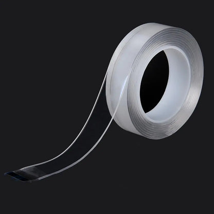 Double-Sided Waterproof Tape, 1 Roll Durable Double Sided Reusable Waterproof Double-Sided Tape, Adhesive Tape for Office Home Kitchen Dormitory Daily, Strong Adhesive Waterproof